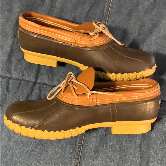 Ll Bean Duck Boots Two Eyes Boat 